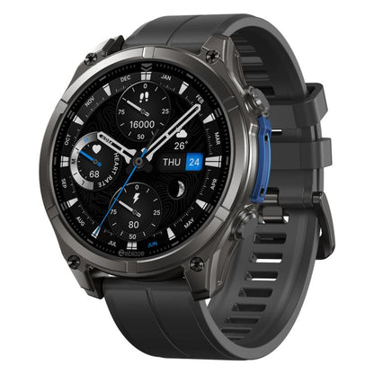 Zeblaze Vibe 8 Rugged Outdoor Smart Watch 1.43 inch Screen 5 ATM & IP69K Built-in Flashlight(Black) - Smart Watches by Zeblaze | Online Shopping UK | buy2fix