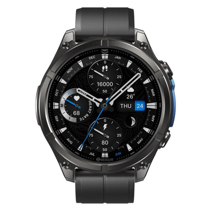 Zeblaze Vibe 8 Rugged Outdoor Smart Watch 1.43 inch Screen 5 ATM & IP69K Built-in Flashlight(Black) - Smart Watches by Zeblaze | Online Shopping UK | buy2fix