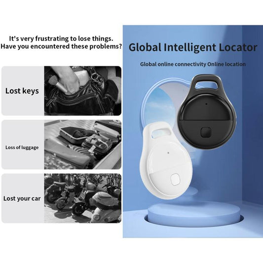 JHX05 iOS & Android Mini GPS Global Smart Location Tracker Anti-lost Device(White) - Personal Tracker by buy2fix | Online Shopping UK | buy2fix