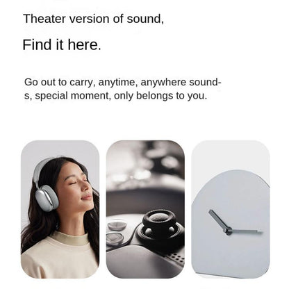 BT069NC BT5.4 Wireless Stereo ANC Headphones(Black) - Multimedia Headset by buy2fix | Online Shopping UK | buy2fix