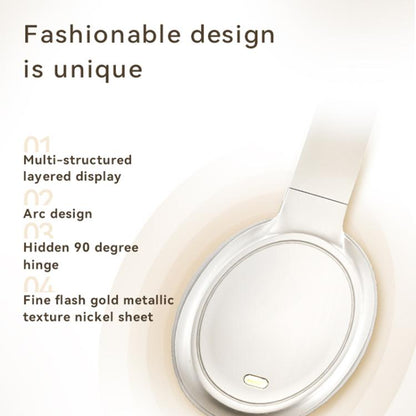 GT10 Zero Pressure BT5.4 Wireless Stereo ANC Headphones(White) - Multimedia Headset by buy2fix | Online Shopping UK | buy2fix