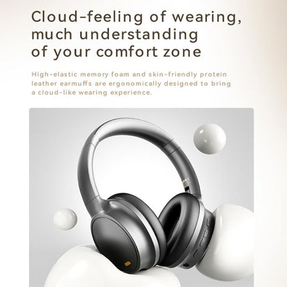 GT10 Zero Pressure BT5.4 Wireless Stereo ANC Headphones(White) - Multimedia Headset by buy2fix | Online Shopping UK | buy2fix