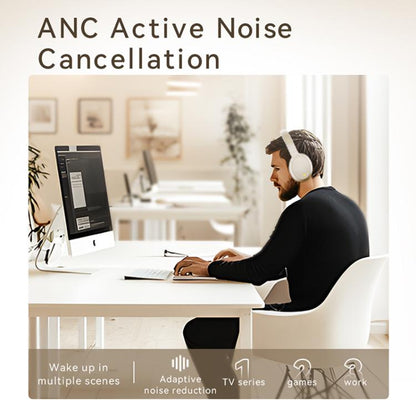 GT10 Zero Pressure BT5.4 Wireless Stereo ANC Headphones(Black) - Multimedia Headset by buy2fix | Online Shopping UK | buy2fix