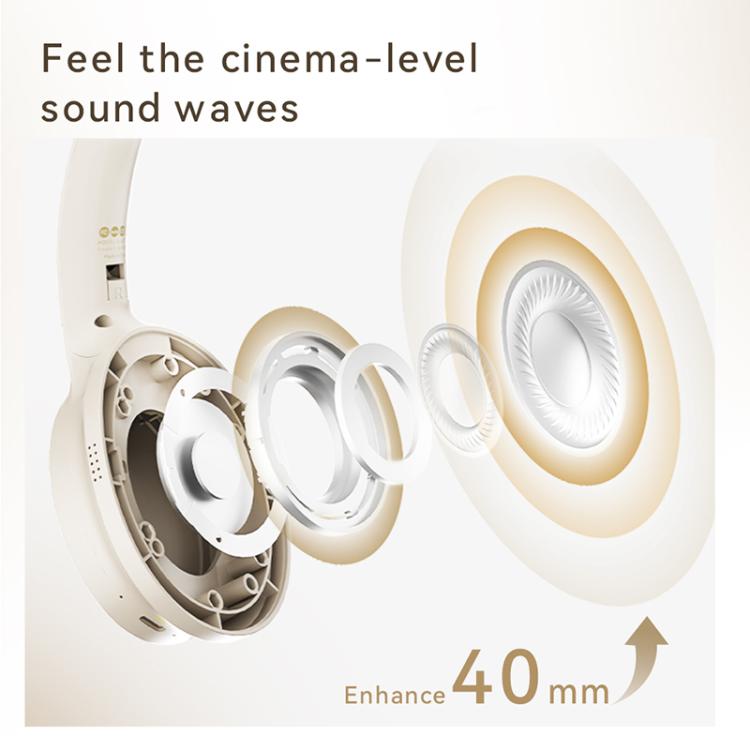 GT10 Zero Pressure BT5.4 Wireless Stereo ANC Headphones(White) - Multimedia Headset by buy2fix | Online Shopping UK | buy2fix