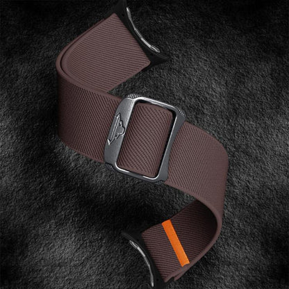 For Google Pixel Watch 3 45mm xDfind Elastic Nylon Watch Band(Smoke Purple) - Watch Bands by xDfind | Online Shopping UK | buy2fix