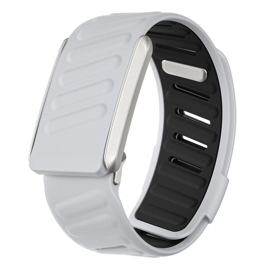 For WHOOP 4.0 xDfind Silicone Sports Watch Band(Light Grey + Black)