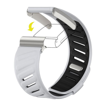 For WHOOP 4.0 xDfind Silicone Sports Watch Band(Light Grey + Black) - Watch Bands by xDfind | Online Shopping UK | buy2fix