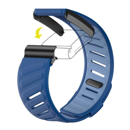 For WHOOP 4.0 xDfind Silicone Sports Watch Band(Dark Blue + Light Blue) - Watch Bands by xDfind | Online Shopping UK | buy2fix