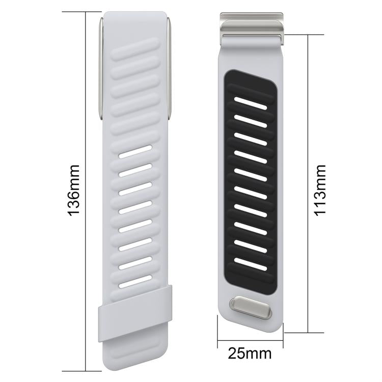 For WHOOP 4.0 xDfind Silicone Sports Watch Band(Dark Grey + Orange) - Watch Bands by xDfind | Online Shopping UK | buy2fix
