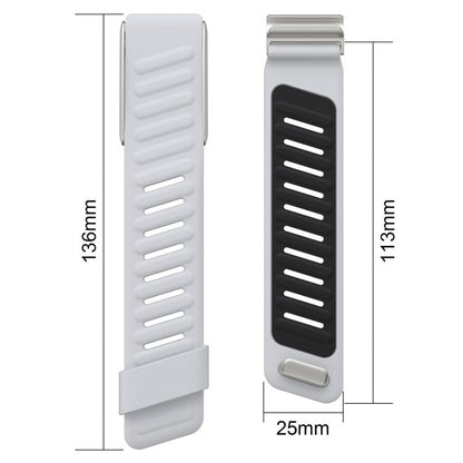 For WHOOP 4.0 xDfind Silicone Sports Watch Band(Dark Grey + Orange) - Watch Bands by xDfind | Online Shopping UK | buy2fix
