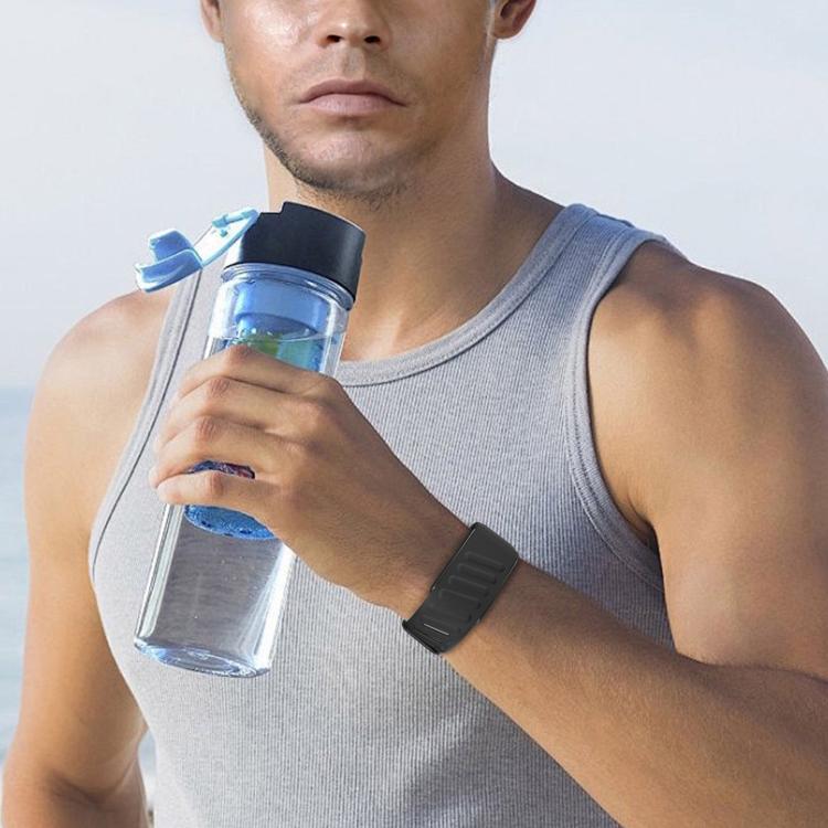 For WHOOP 4.0 xDfind Silicone Sports Watch Band(Light Grey + Black) - Watch Bands by xDfind | Online Shopping UK | buy2fix