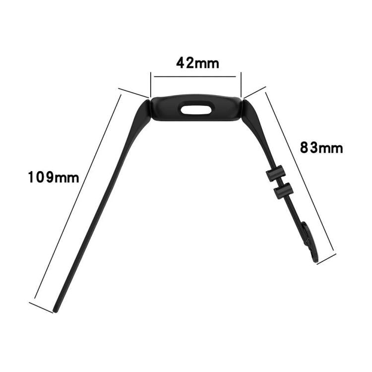 For Fitbit Ace 3 / Inspire2 xDfind Black Buckle Painting Integrated Silicone Watch Band(Camouflage) - Watch Bands by xDfind | Online Shopping UK | buy2fix