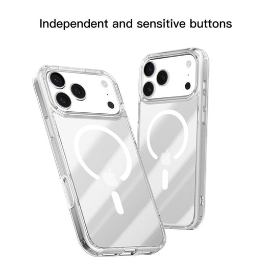 For iPhone 17 Air Mutural Ice Series MagSafe Magnetic TPU Phone Case(Transparent) - iPhone 17 Air Cases by Mutural | Online Shopping UK | buy2fix