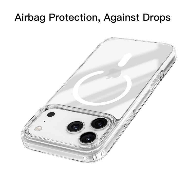 For iPhone 17 Air Mutural Ice Series MagSafe Magnetic TPU Phone Case(Transparent) - iPhone 17 Air Cases by Mutural | Online Shopping UK | buy2fix