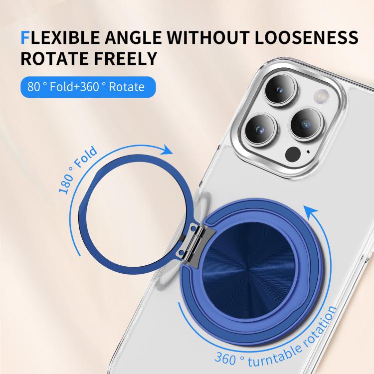360 Degree Rotation Folding Ring MagSafe Magnetic Phone Holder(Royal Blue) - Ring Holder by buy2fix | Online Shopping UK | buy2fix