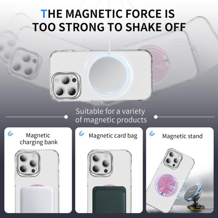360 Degree Rotation Folding Ring MagSafe Magnetic Phone Holder(Pink) - Ring Holder by buy2fix | Online Shopping UK | buy2fix
