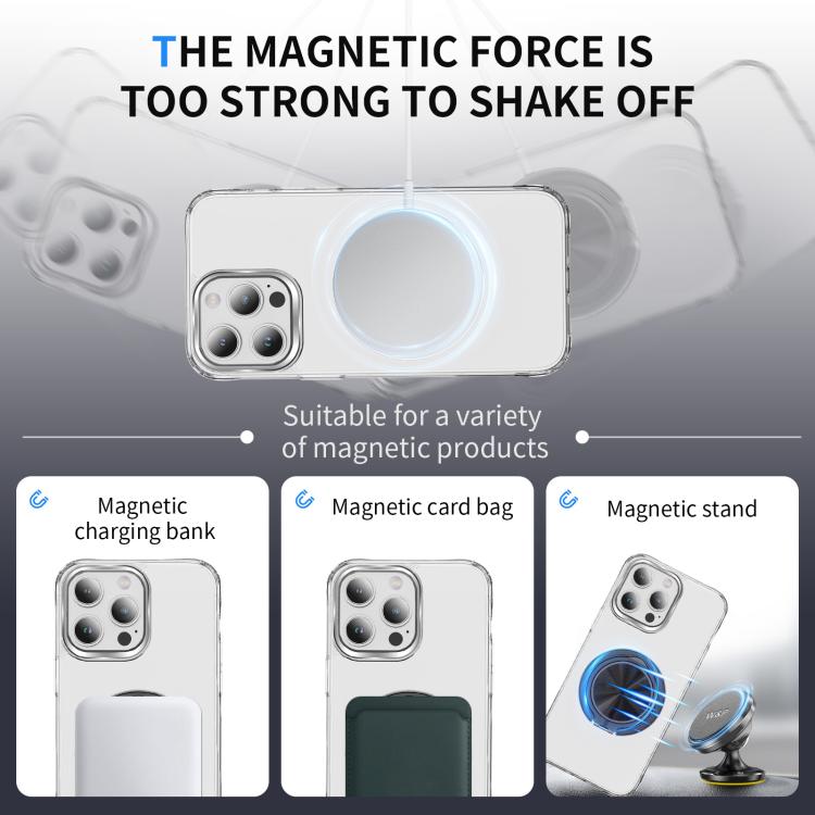 360 Degree Rotation Folding Ring MagSafe Magnetic Phone Holder(Black) - Ring Holder by buy2fix | Online Shopping UK | buy2fix