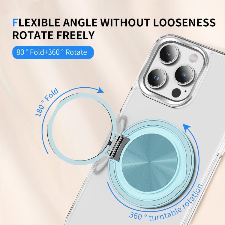 360 Degree Rotation Folding Ring MagSafe Magnetic Phone Holder(Green) - Ring Holder by buy2fix | Online Shopping UK | buy2fix