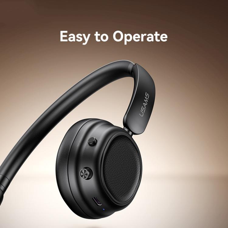 USAMS Free SR01 ANC Noise Reduction Wireless Headphones - Headset & Headphone by USAMS | Online Shopping UK | buy2fix