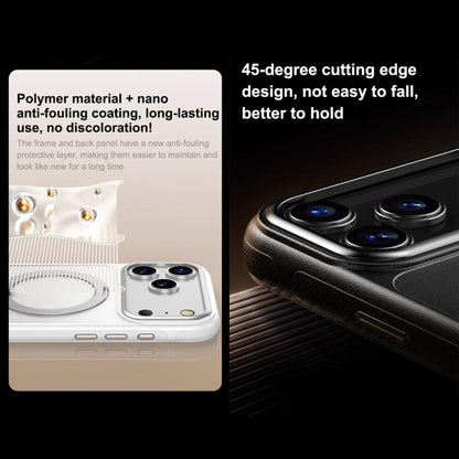 For iPhone 17 Pro Max Gear-Style Stress Relief 360 Rotation Holder MagSafe Phone Case(Transparent) - iPhone 17 Pro Max Cases by buy2fix | Online Shopping UK | buy2fix