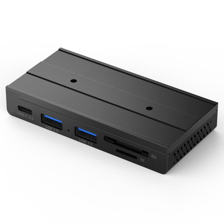 HST-2A1CTS 5 in 1 USB 3.0 Detachable Magnetic Docking Station(Black) - USB 3.0 HUB by buy2fix | Online Shopping UK | buy2fix