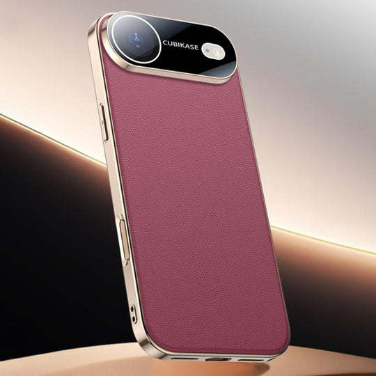 For iPhone Air Skin Feel Leather Texture Cooling Phone Case(Red)