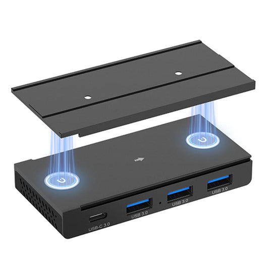 ORICO HST-3A1C 4 in 1 USB 3.0 Detachable Magnetic Docking Station(Black) - USB 3.0 HUB by ORICO | Online Shopping UK | buy2fix