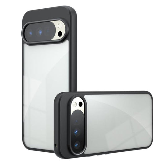 For Google Pixel 10 Pro XL Armor Big Pore PC Hybrid TPU Phone Case(Transparent) - Google Cases by buy2fix | Online Shopping UK | buy2fix