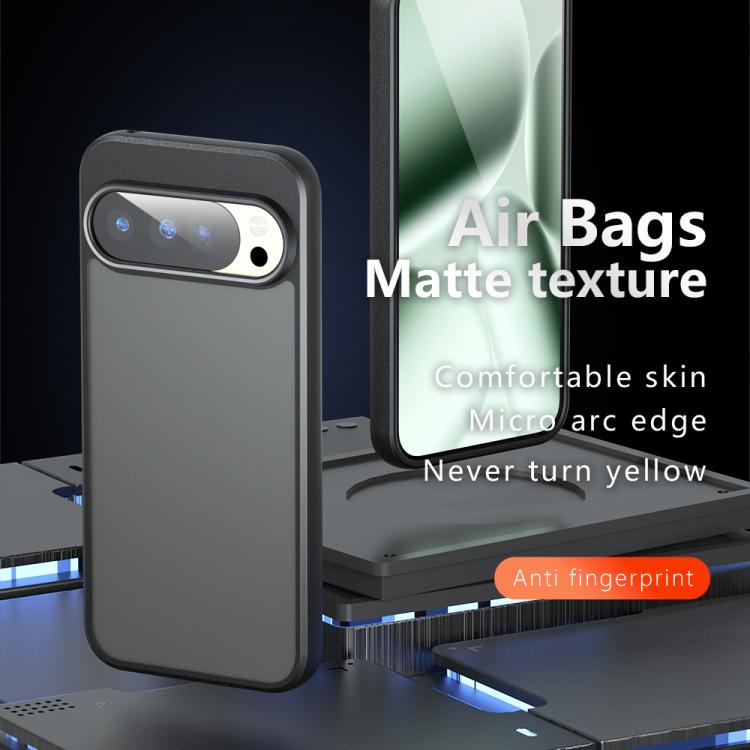 For Google Pixel 10 Pro XL Armor Big Pore PC Hybrid TPU Phone Case(Transparent) - Google Cases by buy2fix | Online Shopping UK | buy2fix