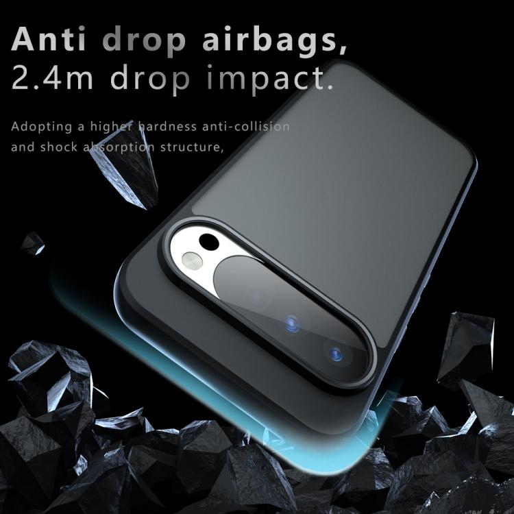 For Google Pixel 10 Pro XL Armor Big Pore PC Hybrid TPU Phone Case(Transparent) - Google Cases by buy2fix | Online Shopping UK | buy2fix