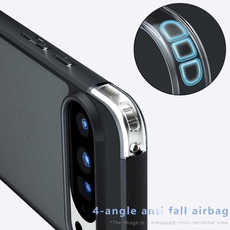 For Google Pixel 10 Pro XL Armor Big Pore PC Hybrid TPU Phone Case(Transparent) - Google Cases by buy2fix | Online Shopping UK | buy2fix