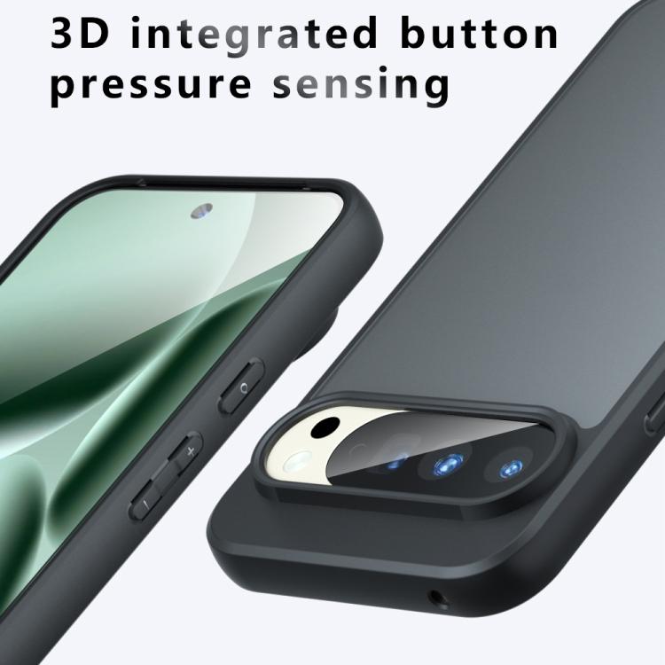 For Google Pixel 10 Pro XL Armor Big Pore PC Hybrid TPU Phone Case(Transparent) - Google Cases by buy2fix | Online Shopping UK | buy2fix