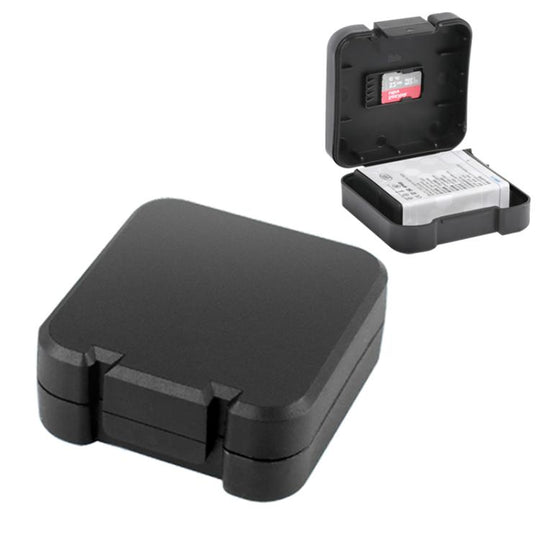 For DJI Osmo Action 5 Pro / 4 Battery & Memory Card Storage Box(Black)