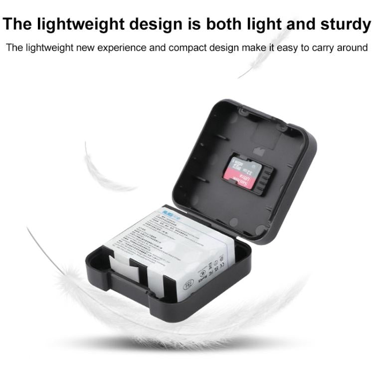 For Insta360 Ace / Ace Pro Battery & Memory Card Storage Box(Black) - Case & Bags by buy2fix | Online Shopping UK | buy2fix