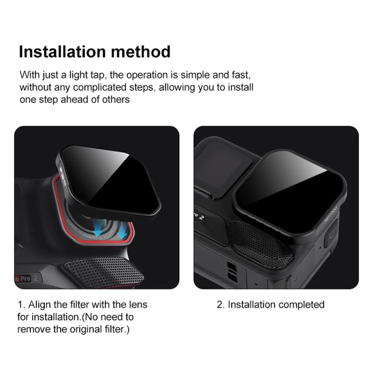 For Insta360 Ace Pro 2 Camera Lens Filter, Filter:ND8 - Len Accessories by buy2fix | Online Shopping UK | buy2fix