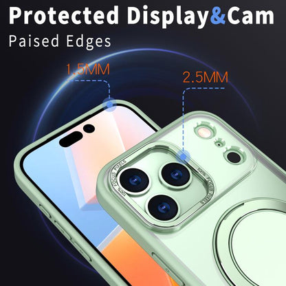 For iPhone 17 Pro Kalebol 360-degree Rotating MagSafe Magnetic Holder Phone Case(Avocado Green) - iPhone 17 Pro Cases by Kalebol | Online Shopping UK | buy2fix