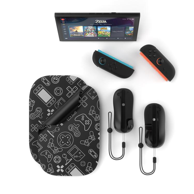JYS NS2313 For Nintendo Switch 2 Left & Right Controller Mouse + Pad Joy-Con Adapter Stand(Blue Orange) - Gamepads by JYS | Online Shopping UK | buy2fix