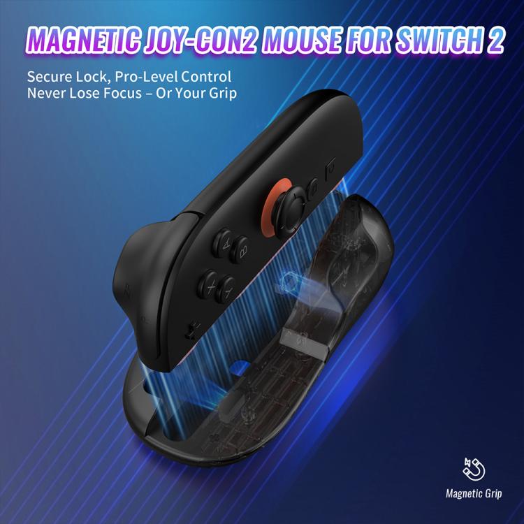 JYS NS2313 For Nintendo Switch 2 Left & Right Controller Mouse + Pad Joy-Con Adapter Stand(Black) - Gamepads by JYS | Online Shopping UK | buy2fix