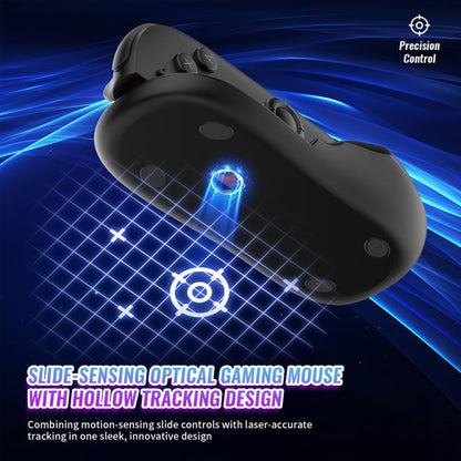 JYS NS2313 For Nintendo Switch 2 Left & Right Controller Mouse + Pad Joy-Con Adapter Stand(Blue Orange) - Gamepads by JYS | Online Shopping UK | buy2fix