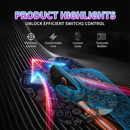 JYS NS2313 For Nintendo Switch 2 Left & Right Controller Mouse + Pad Joy-Con Adapter Stand(Blue Orange) - Gamepads by JYS | Online Shopping UK | buy2fix