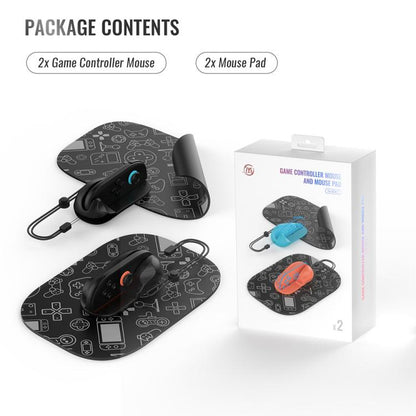 JYS NS2313 For Nintendo Switch 2 Left & Right Controller Mouse + Pad Joy-Con Adapter Stand(Blue Orange) - Gamepads by JYS | Online Shopping UK | buy2fix