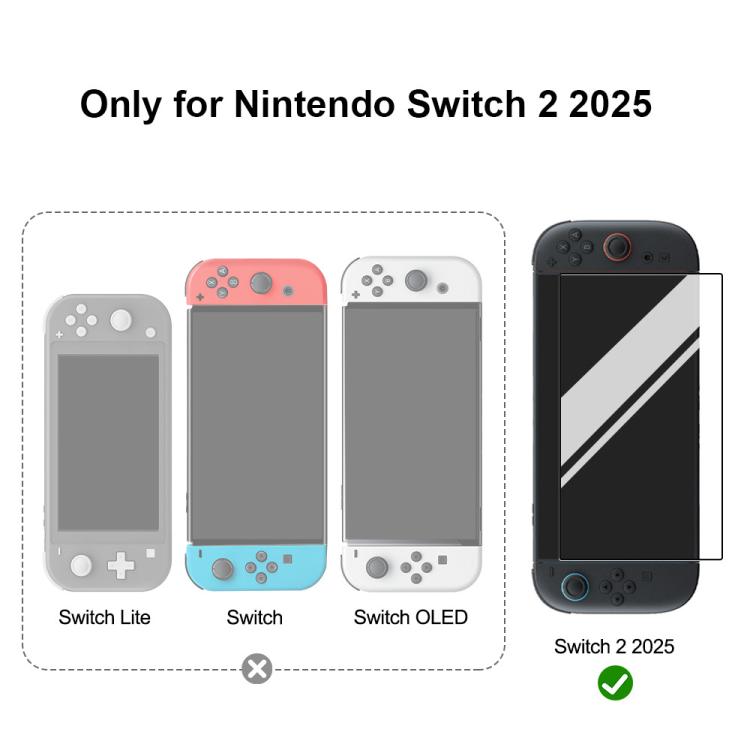 For Nintendo Switch 2 YOOPEO YP115 2pcs Anti-fingerprint HD Tempered Glass Film - Tempered Glass by buy2fix | Online Shopping UK | buy2fix