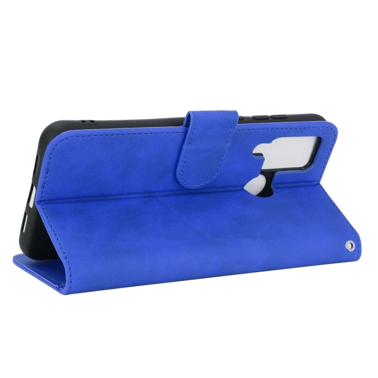 For DOOGEE N20 Pro Solid Color Skin Feel Magnetic Buckle Horizontal Flip Calf Texture PU Leather Case with Holder & Card Slots & Wallet(Blue) - More Brand by buy2fix | Online Shopping UK | buy2fix