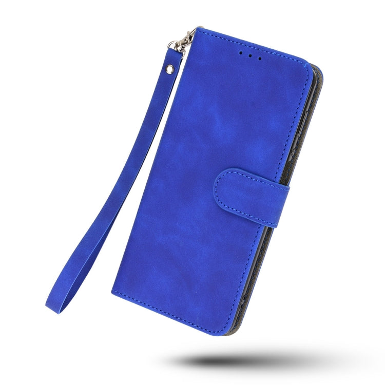 For DOOGEE N20 Pro Solid Color Skin Feel Magnetic Buckle Horizontal Flip Calf Texture PU Leather Case with Holder & Card Slots & Wallet(Blue) - More Brand by buy2fix | Online Shopping UK | buy2fix