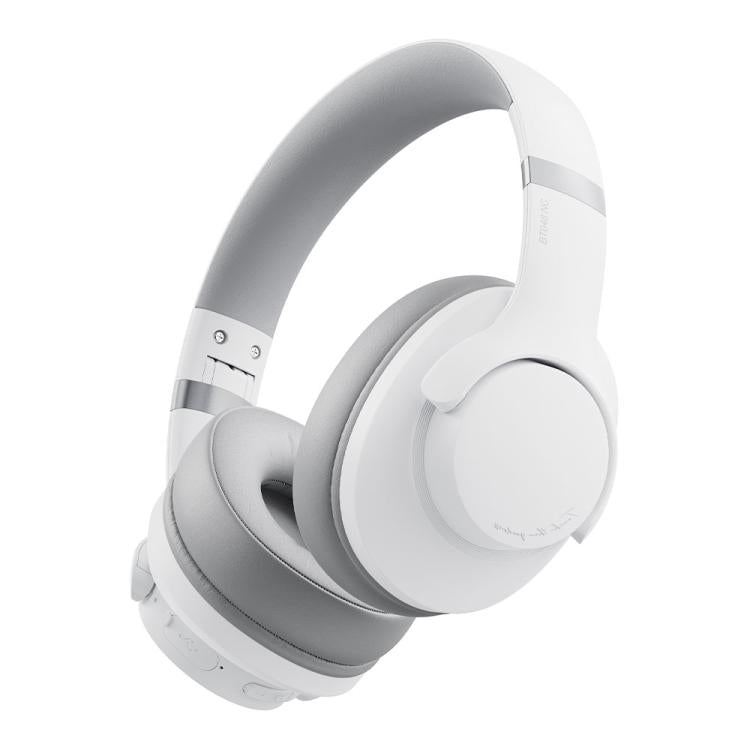 BT048NC Over-ear ANC and ENC Noise Reduction Wireless Headphones(White) - Headset & Headphone by buy2fix | Online Shopping UK | buy2fix