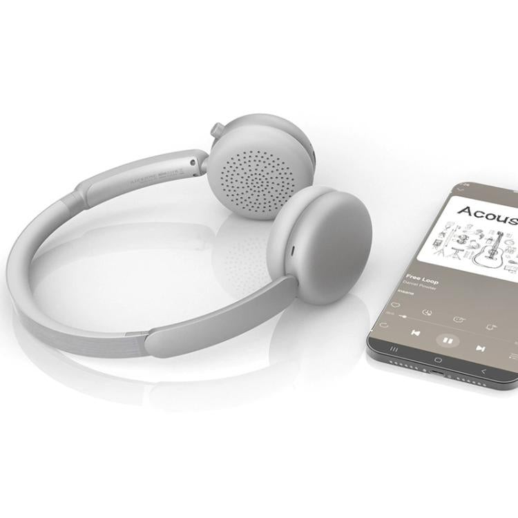 F4 Over-ear ANC and ENC Noise Reduction Wireless Headphones(Silver) - Headset & Headphone by buy2fix | Online Shopping UK | buy2fix