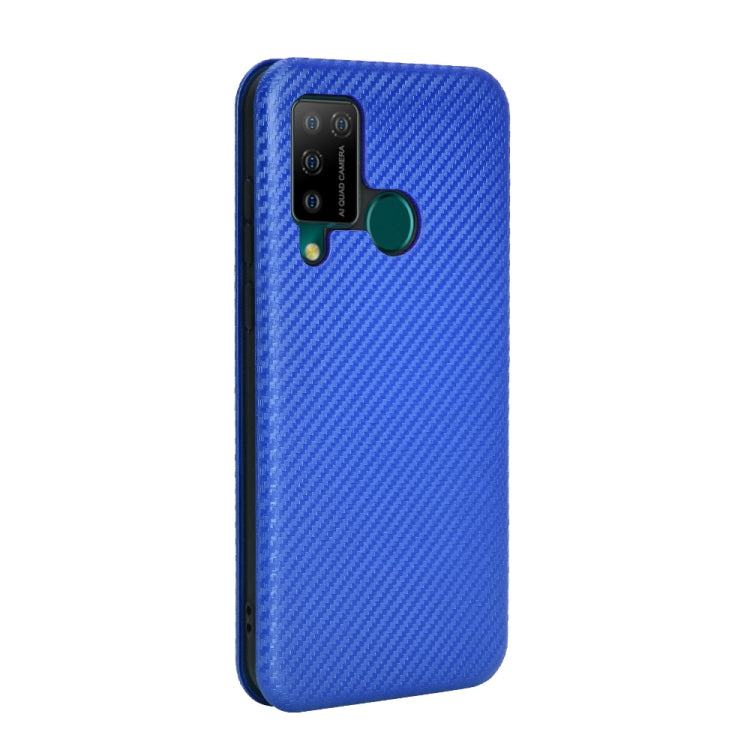 For DOOGEE N20 Pro Carbon Fiber Texture Horizontal Flip TPU + PC + PU Leather Case with Card Slot(Blue) - More Brand by buy2fix | Online Shopping UK | buy2fix
