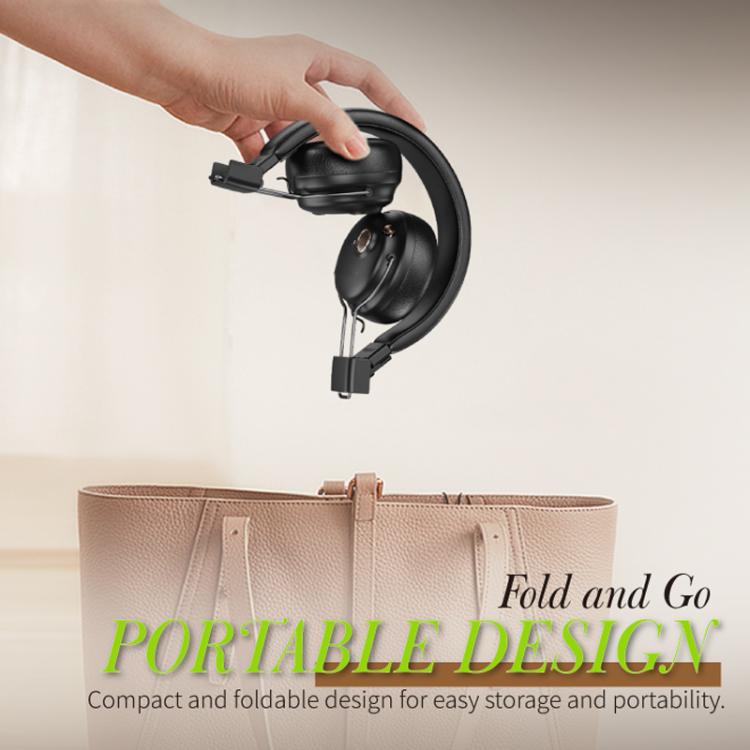 FUNK Over-ear HiFi ANC Noise Reduction Wireless Headphones, with Microphone(White) - Headset & Headphone by buy2fix | Online Shopping UK | buy2fix