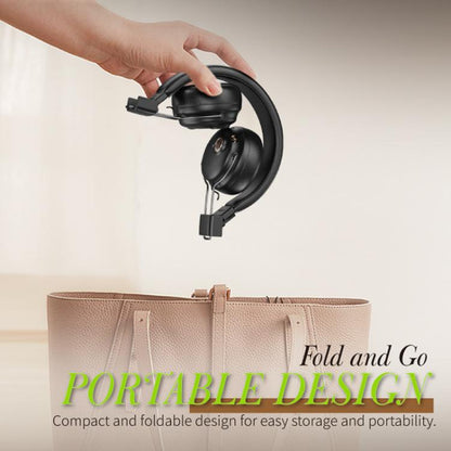 FUNK Over-ear HiFi ANC Noise Reduction Wireless Headphones, with Microphone(White) - Headset & Headphone by buy2fix | Online Shopping UK | buy2fix