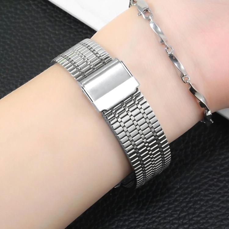For Redmi Watch 3 xDfind Seven Beads Buckle Stainless Steel Watch Band(Silver Gold) - Watch Bands by xDfind | Online Shopping UK | buy2fix